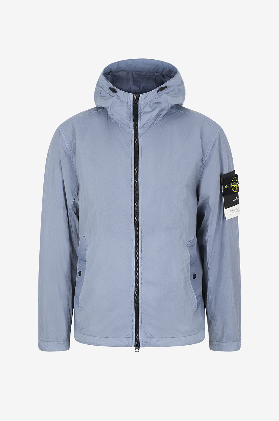 STONE ISLAND Veste coupe-vent à capuche 410001 Crinkle Reps NY Homme BLEU FONCE 1
