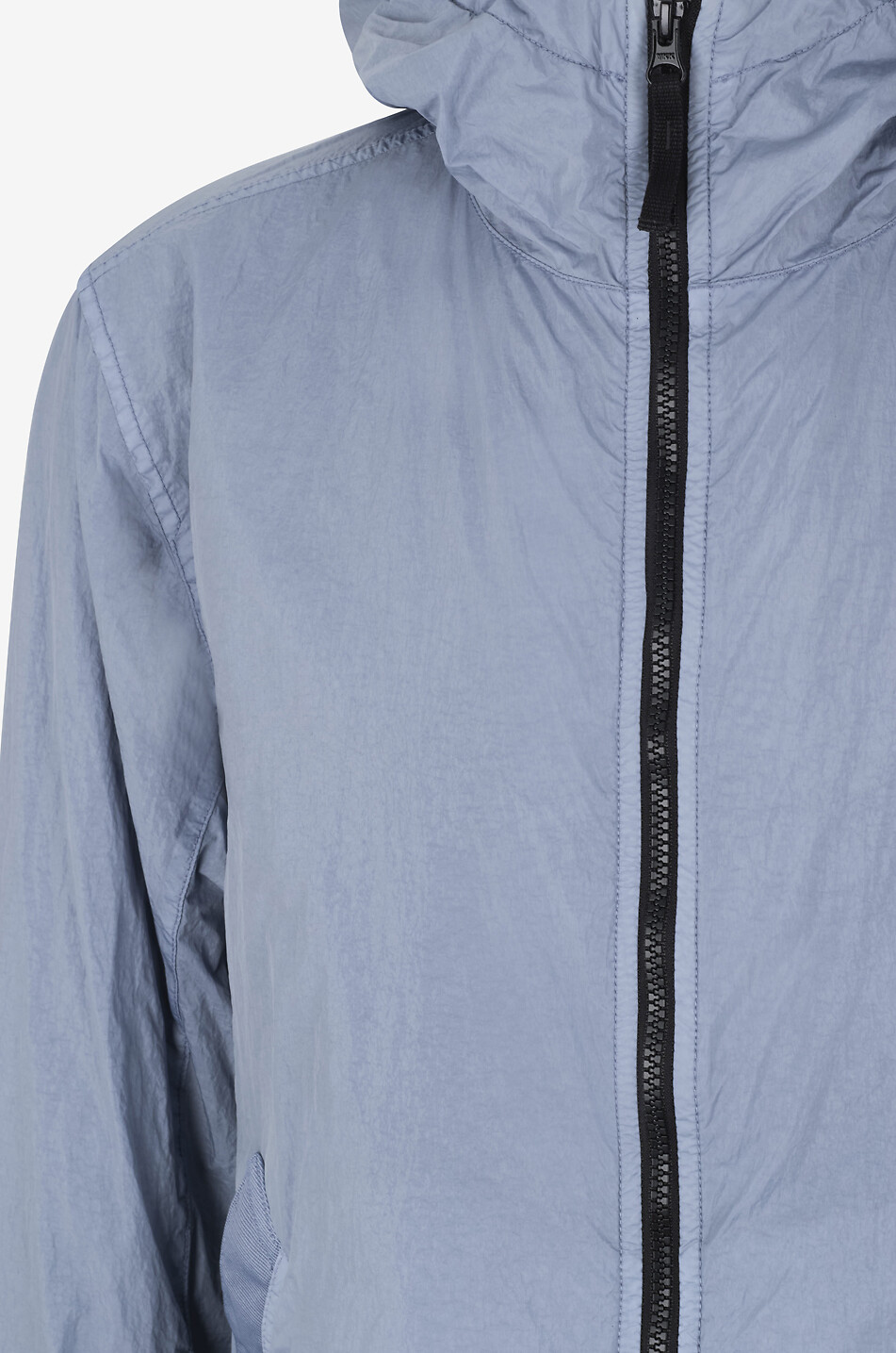 STONE ISLAND Veste coupe-vent à capuche 410001 Crinkle Reps NY Homme BLEU FONCE 3