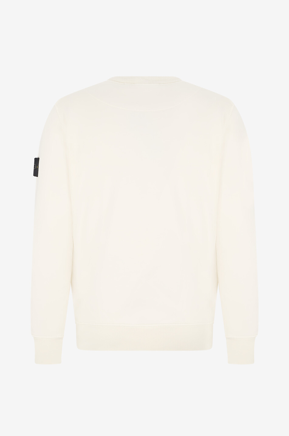 STONE ISLAND Sweat-shirt à col rond en coton 6100060 Organic Cotton Fleece Homme BLANC CASSE 2