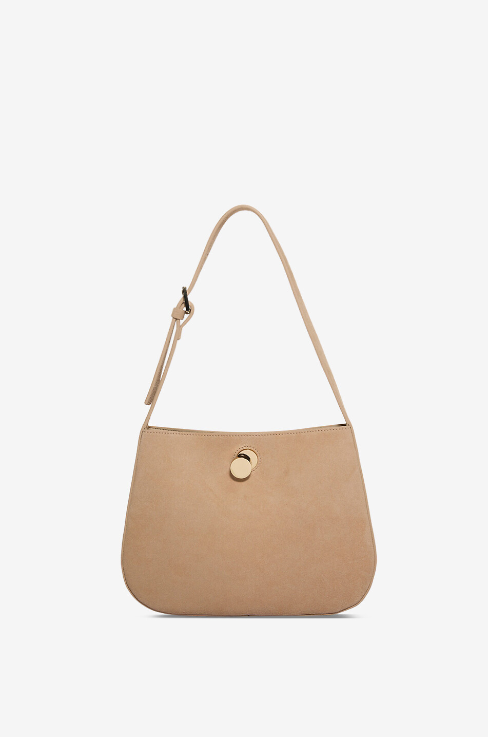 FABIANA FILIPPI Hobotasche aus Wildleder Eclissi Damen Hellbeige 1