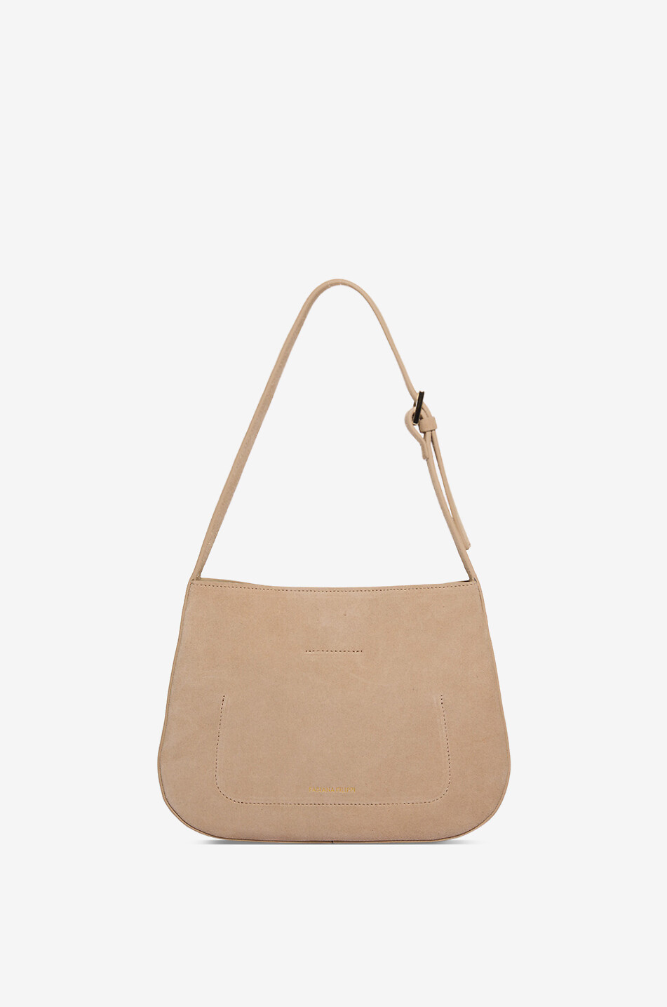 FABIANA FILIPPI Hobotasche aus Wildleder Eclissi Damen Hellbeige 3