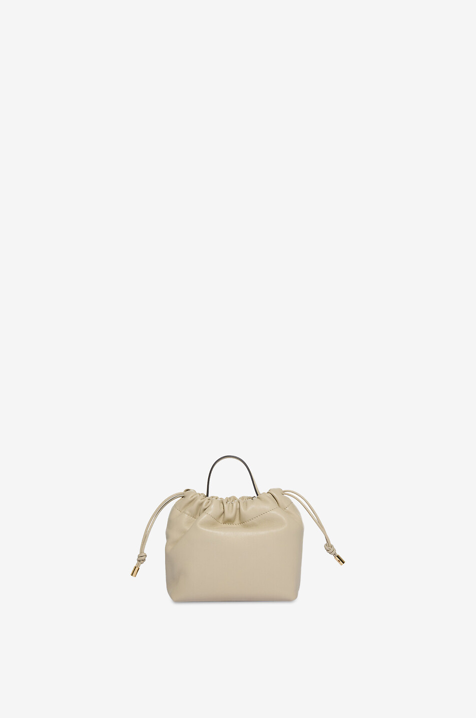 CHLOE Sac porté épaule en cuir nappa à bandoulière chaîne Chloé Icons Mini Femme BLANC CASSE 3