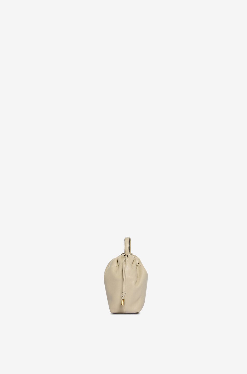 CHLOE Sac porté épaule en cuir nappa à bandoulière chaîne Chloé Icons Mini Femme BLANC CASSE 4