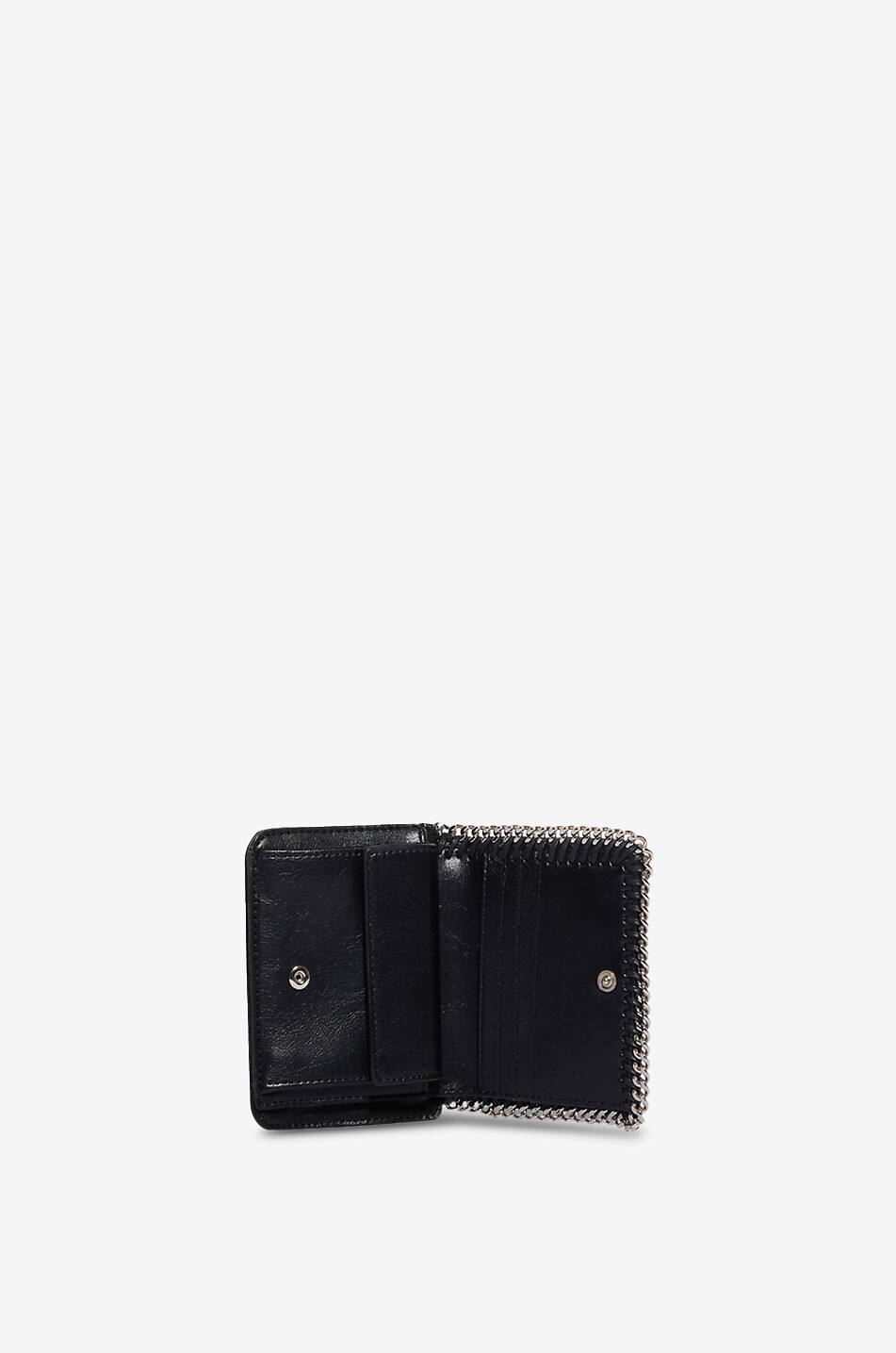 STELLA McCARTNEY Falabella rectangular crystal-embellished wallet Women BLACK 2