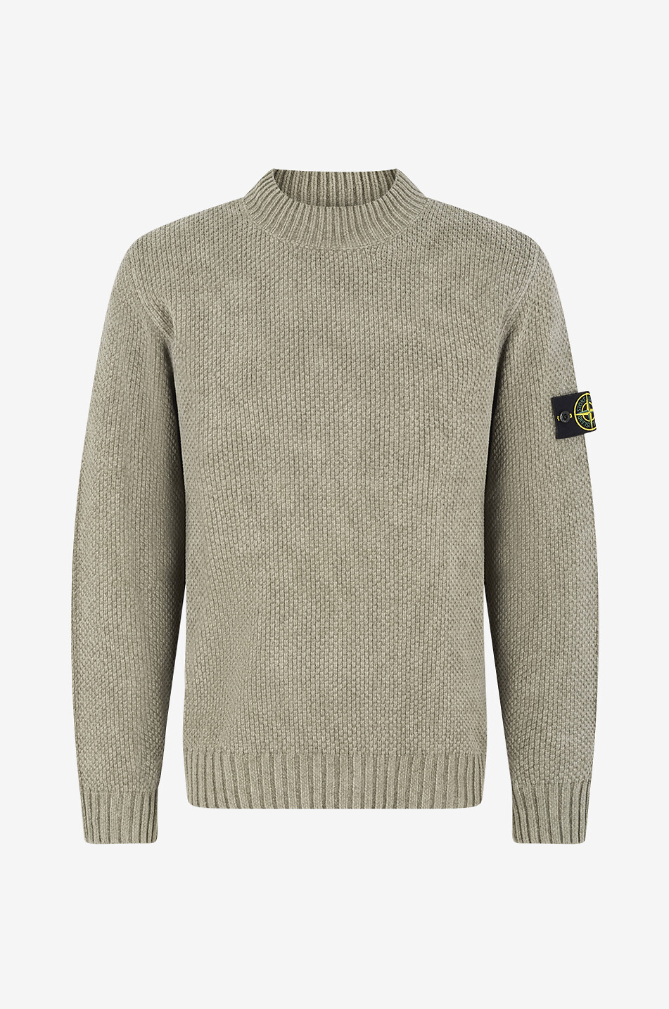 Pullover mit Rundhalsausschnitt aus Baumwollsamt