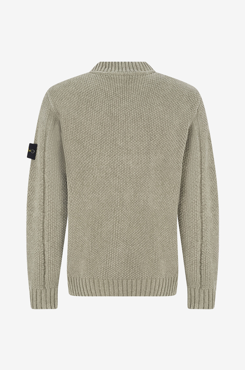 STONE ISLAND Pullover mit Rundhalsausschnitt aus Baumwollsamt Herren GRÜN 2