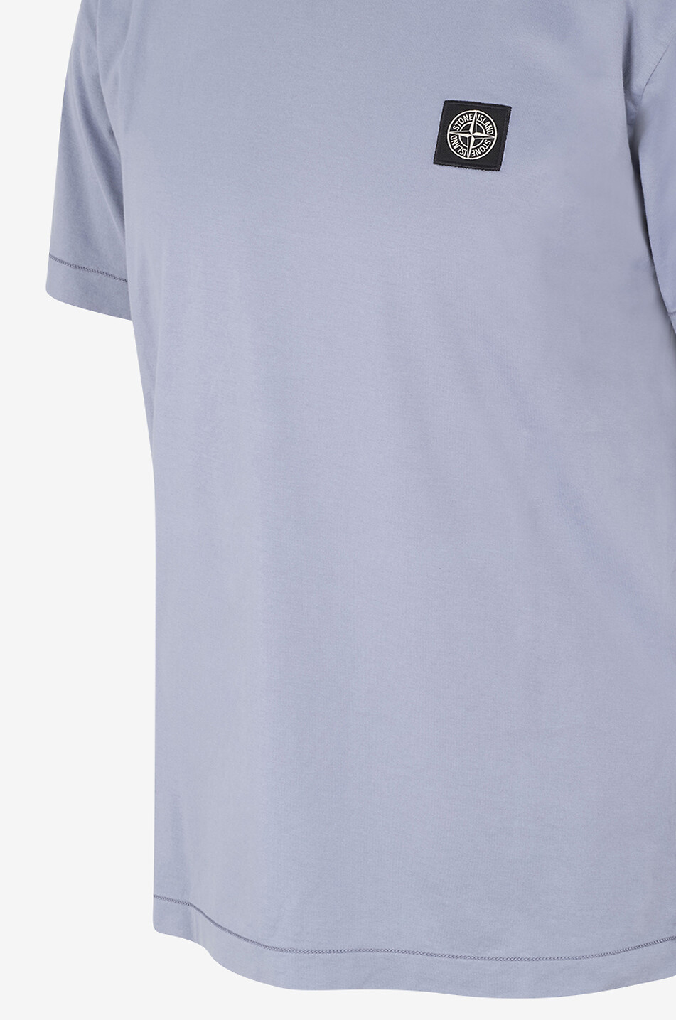 STONE ISLAND Slim-Fit-Kurzarm-T-Shirt 2100027 60/2 Cotton Jersey Herren MITTELBLAU 3