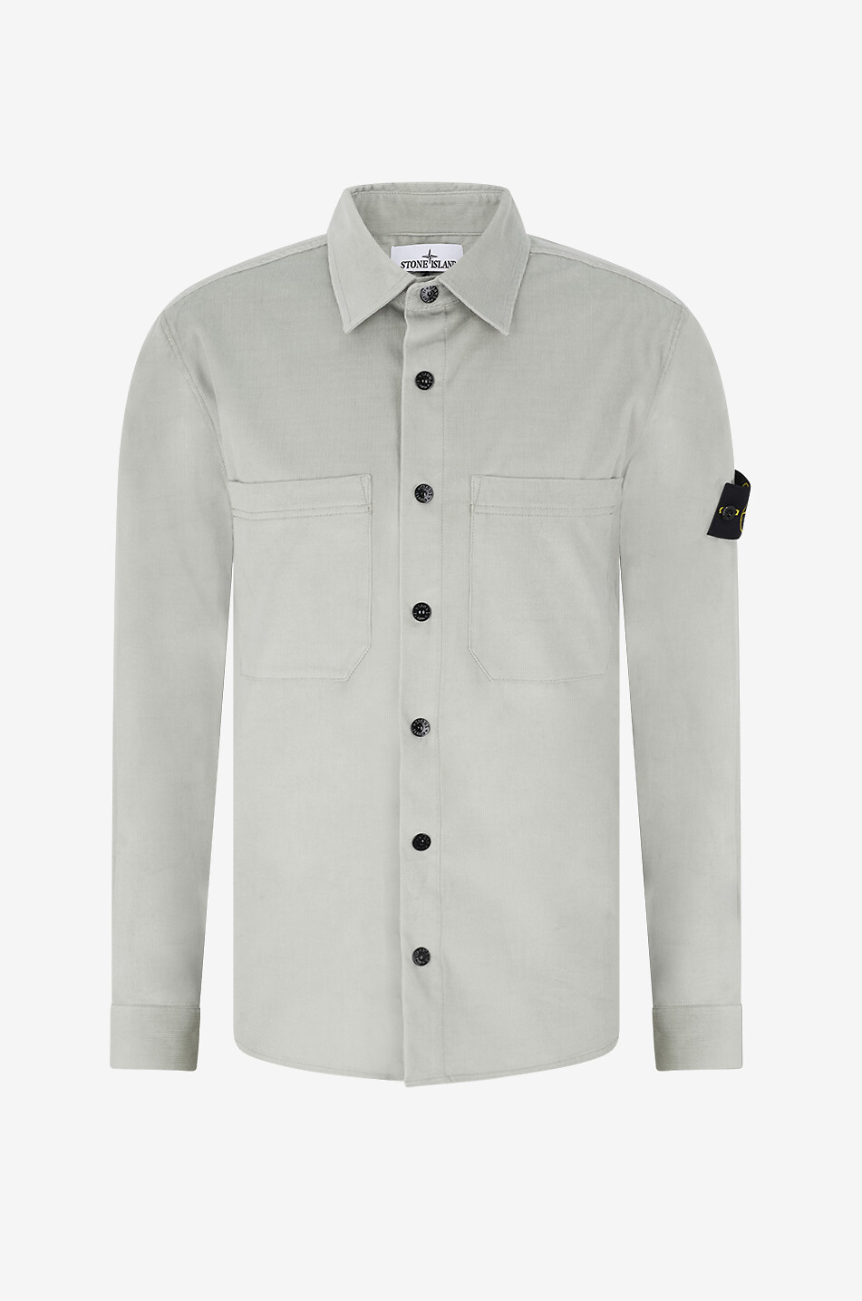 STONE ISLAND Überhemd aus Baumwollcord 1200040 Cotton Micro-Corduroy Herren GRÜN 1