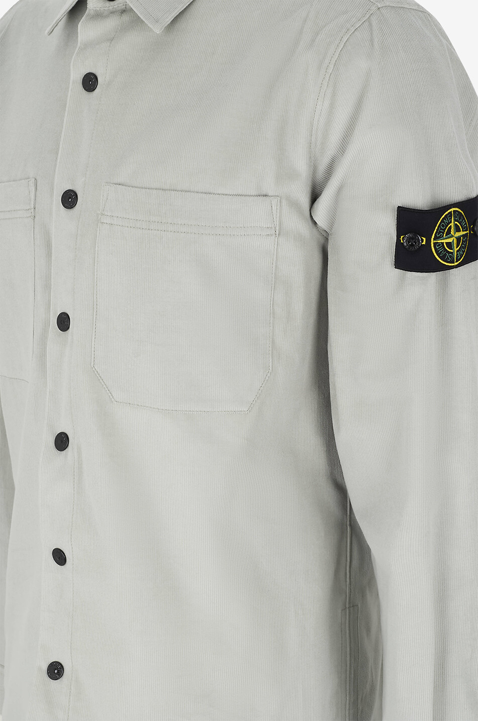 STONE ISLAND Überhemd aus Baumwollcord 1200040 Cotton Micro-Corduroy Herren GRÜN 3