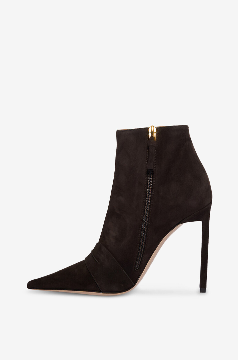 Chaussures De Court Classiques Colin Stuart Marron Talons Aiguilles En Daim - Taille 36 EU, Neuf Dans Boîte