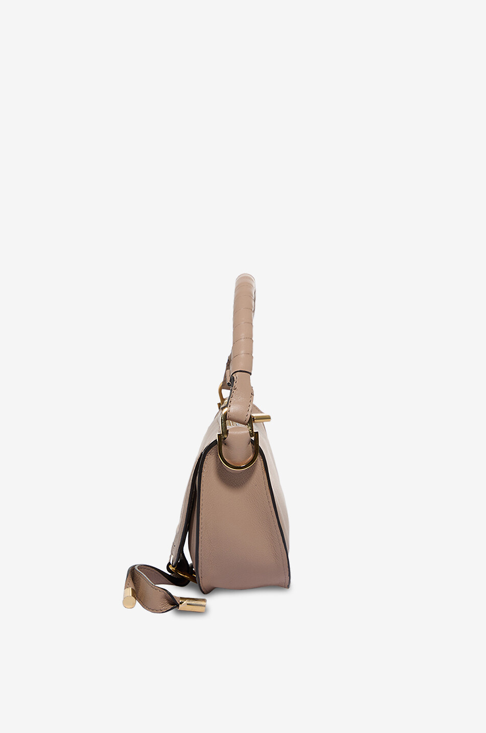 CHLOE Sac porté épaule en cuir de veau lisse Marcie Mini Femme ROSE CLAIR 5