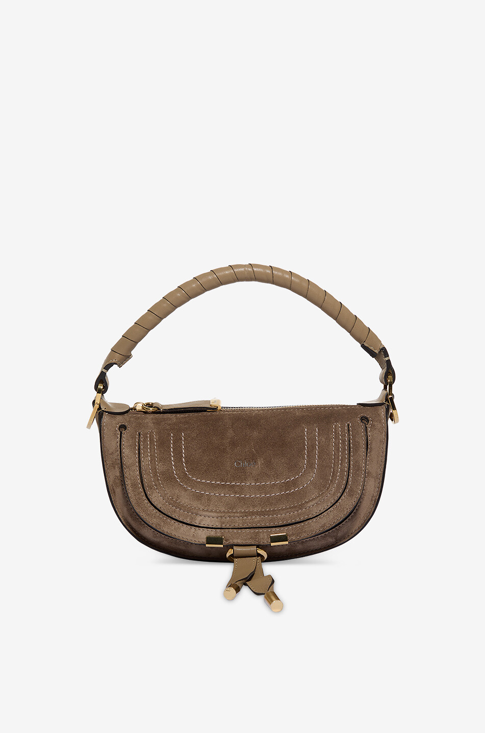 Marcie Mini suede shoulder bag