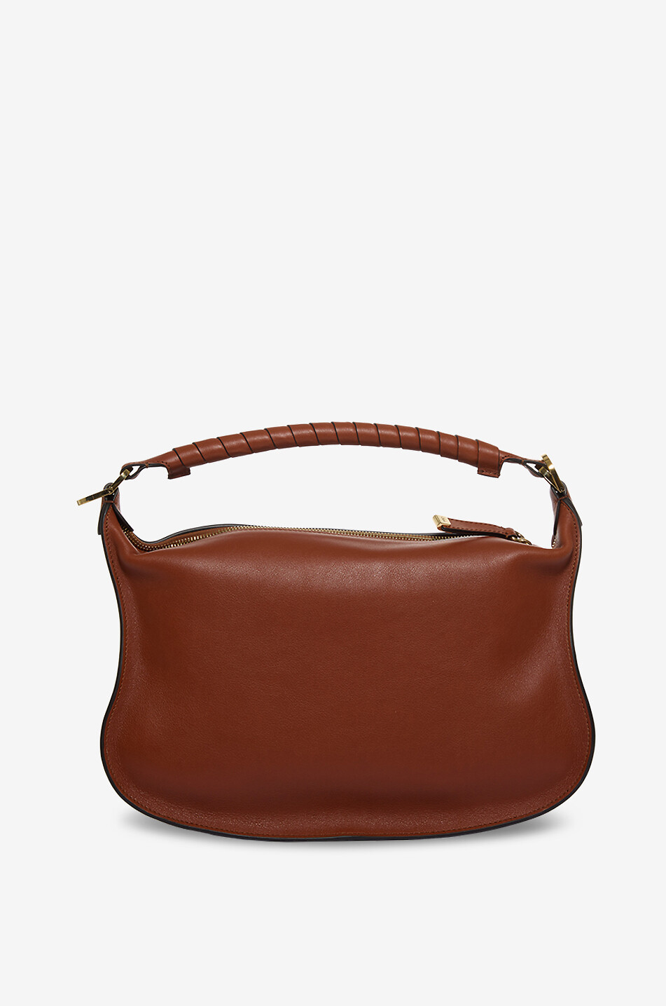 CHLOE Schultertasche aus Glattleder Marcie Small Damen BRAUN 4