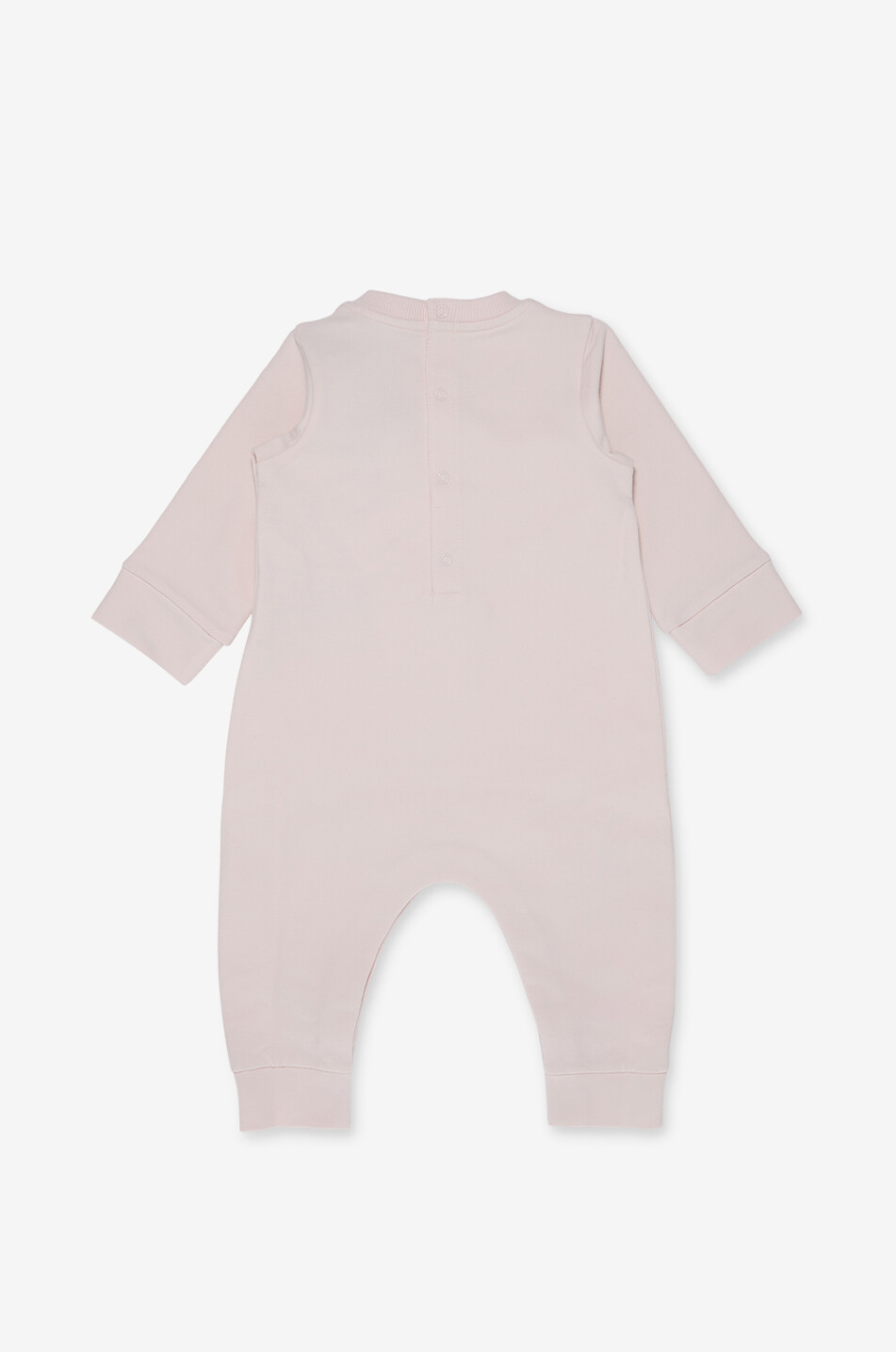 MONCLER Baby-Sweat-Overall mit Logostickerei Baby ROSA 2
