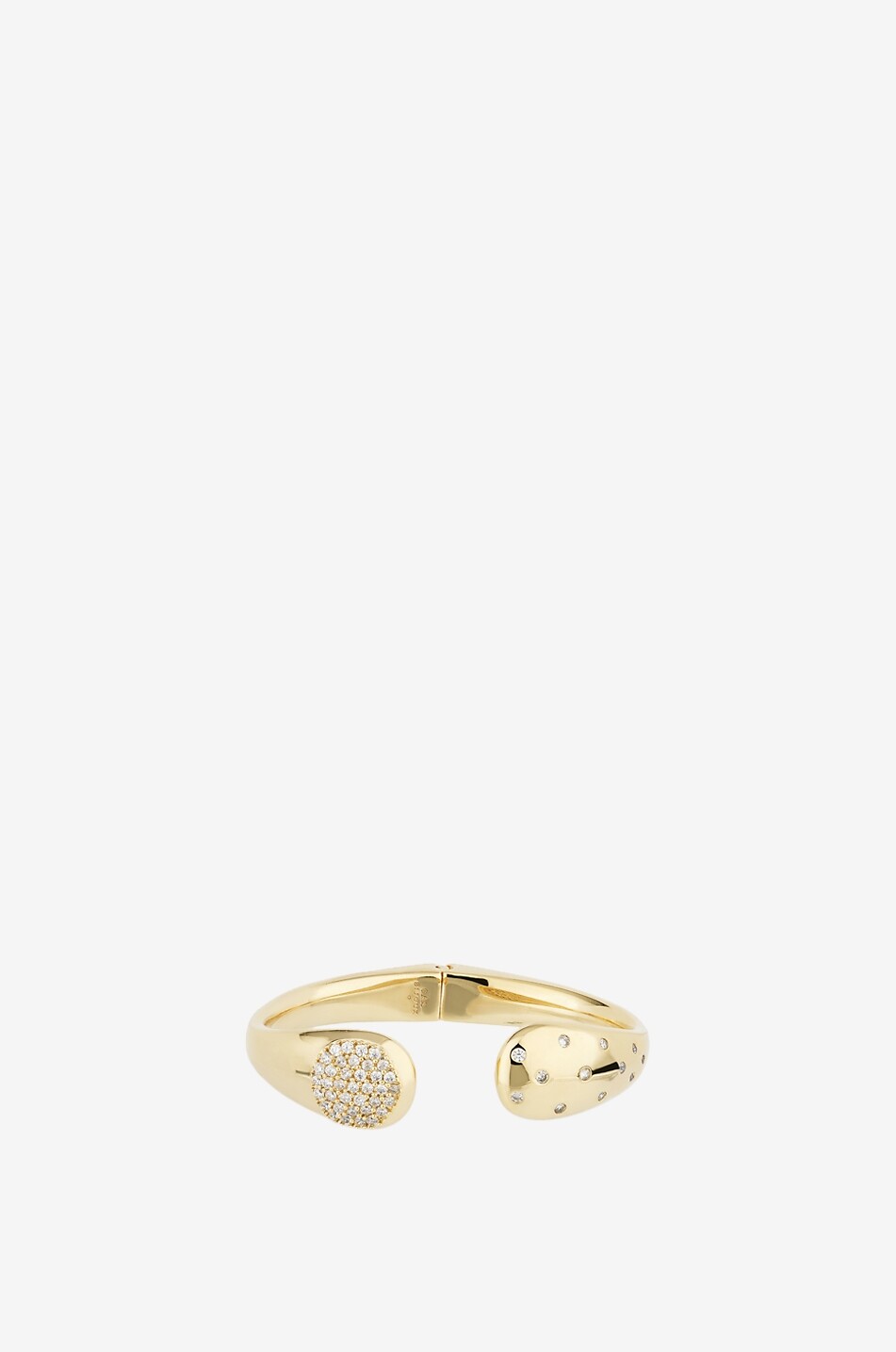 Goldener Armreif mit Strass Saint Germain