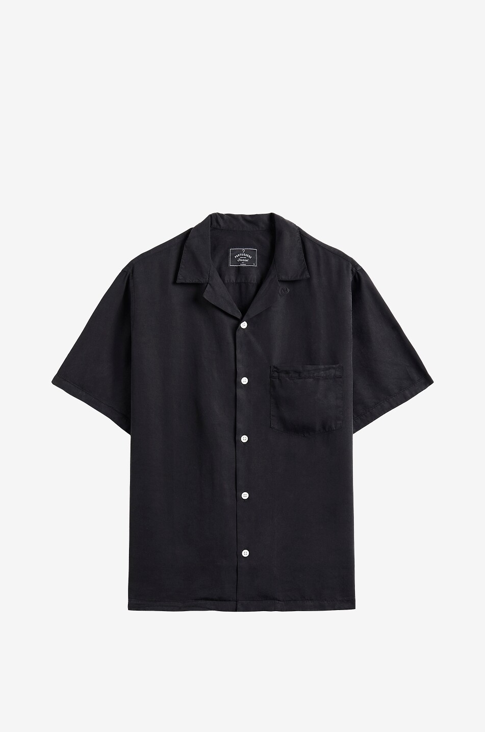 Kurzarm-Hemd aus fliessendem Twill Dogtown