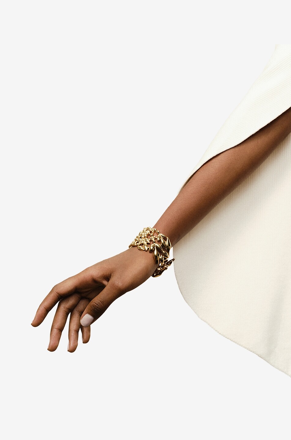 GAS BIJOUX Goldene Manschette Olea Damen GOLDEN 2