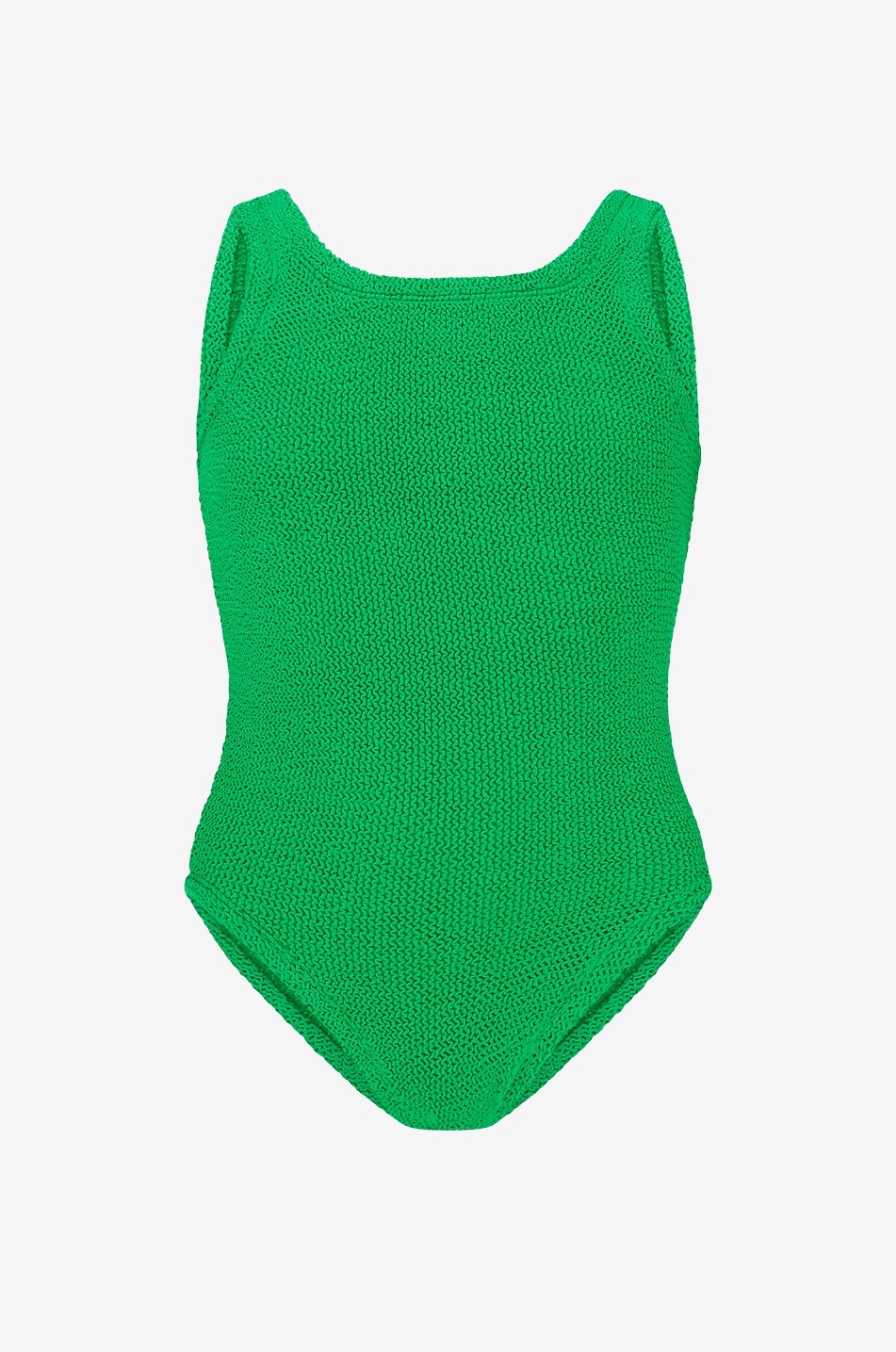 HUNZA G Maillot de bain une pièce extensible fille Classic Fille VERT FONCÉ 1