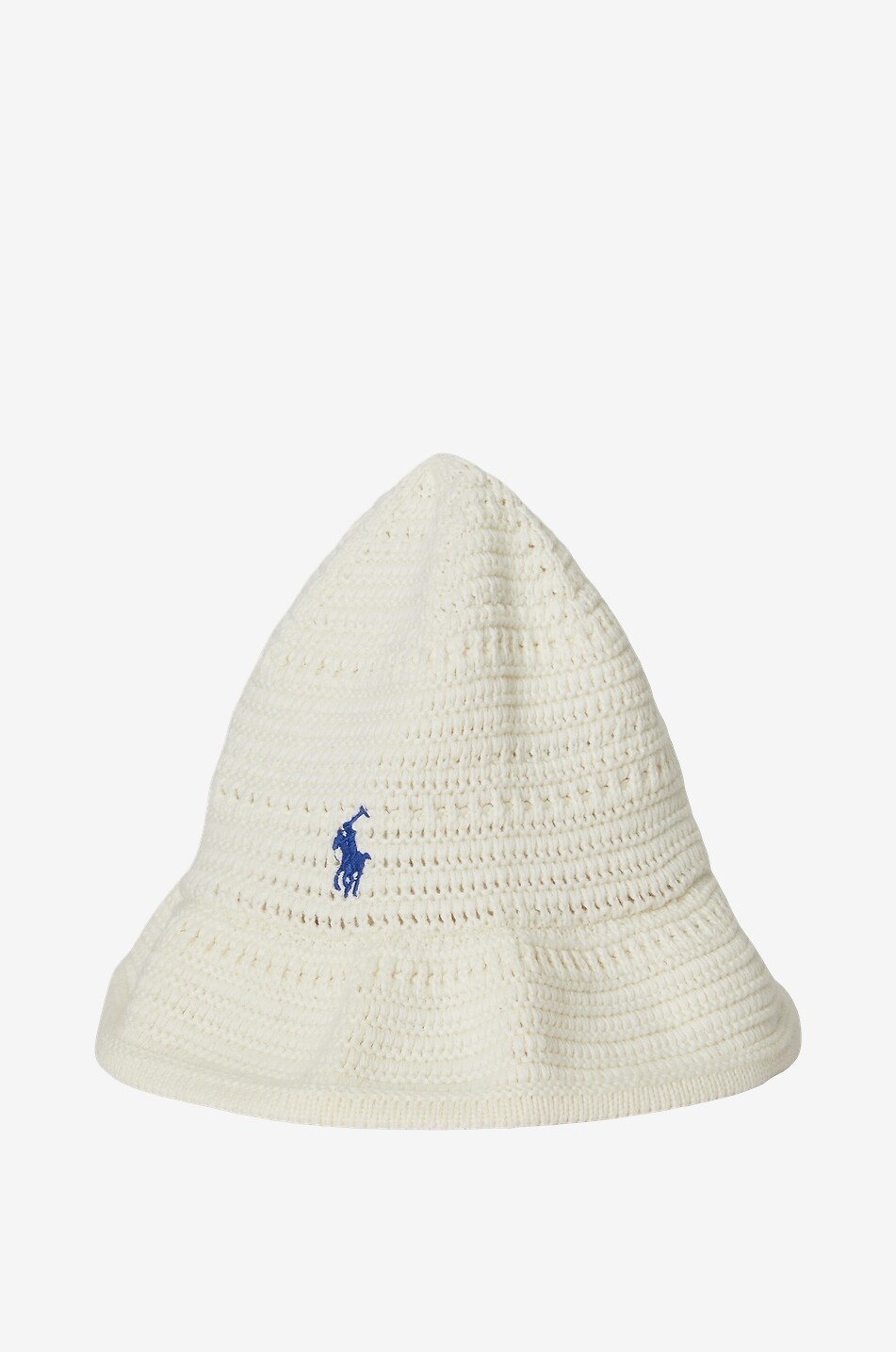 POLO RALPH LAUREN Pony girls' crochet cotton bucket hat Girl EGGSHELL 1