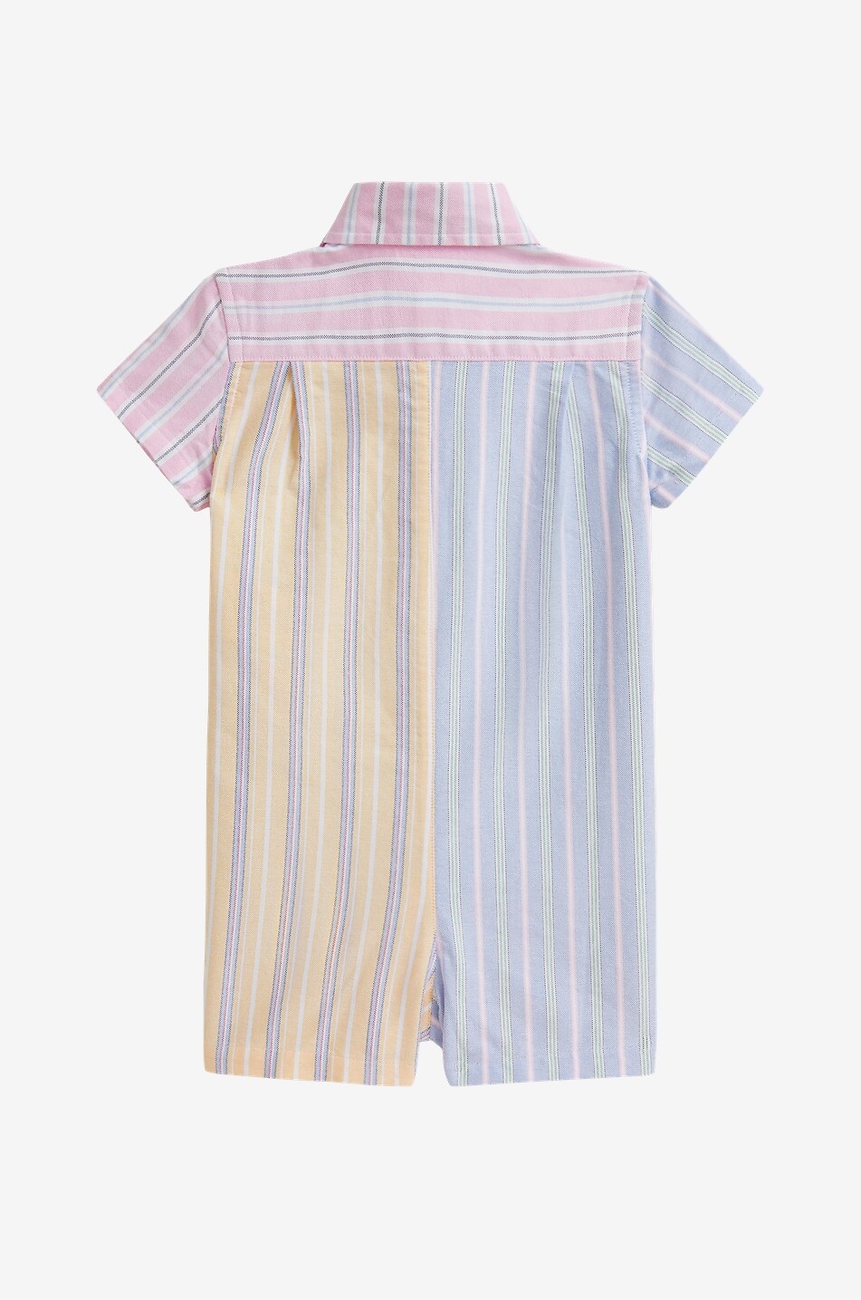 POLO RALPH LAUREN Gestreifter Baby-Kurzstrampler aus Oxford-Baumwolle Pony Baby BUNT 2