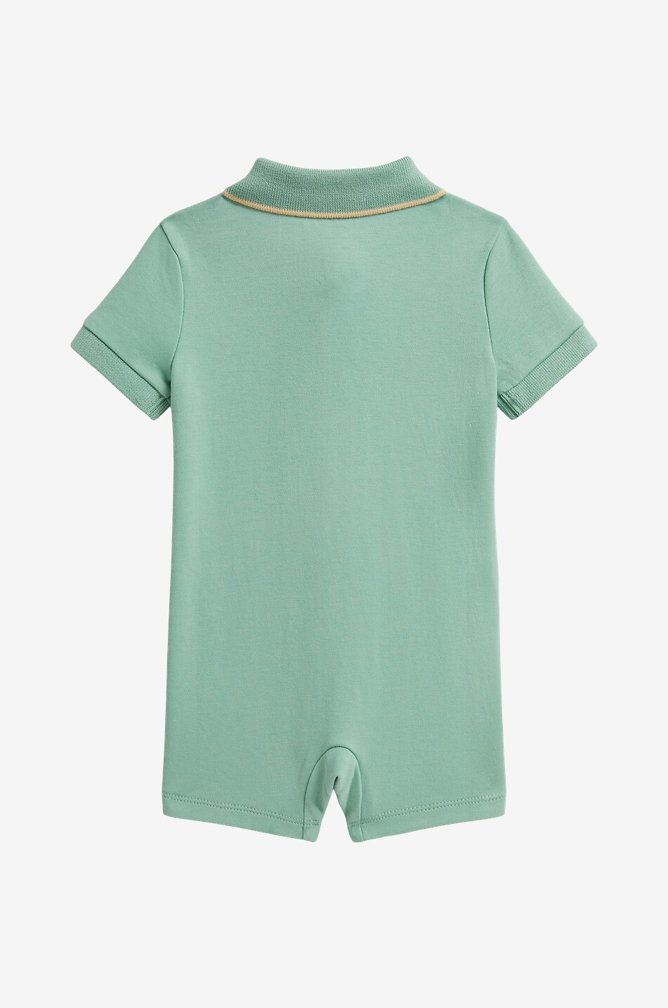 POLO RALPH LAUREN Pony cotton jersey polo styée baby playsuit Baby LIGHT BLUE 2