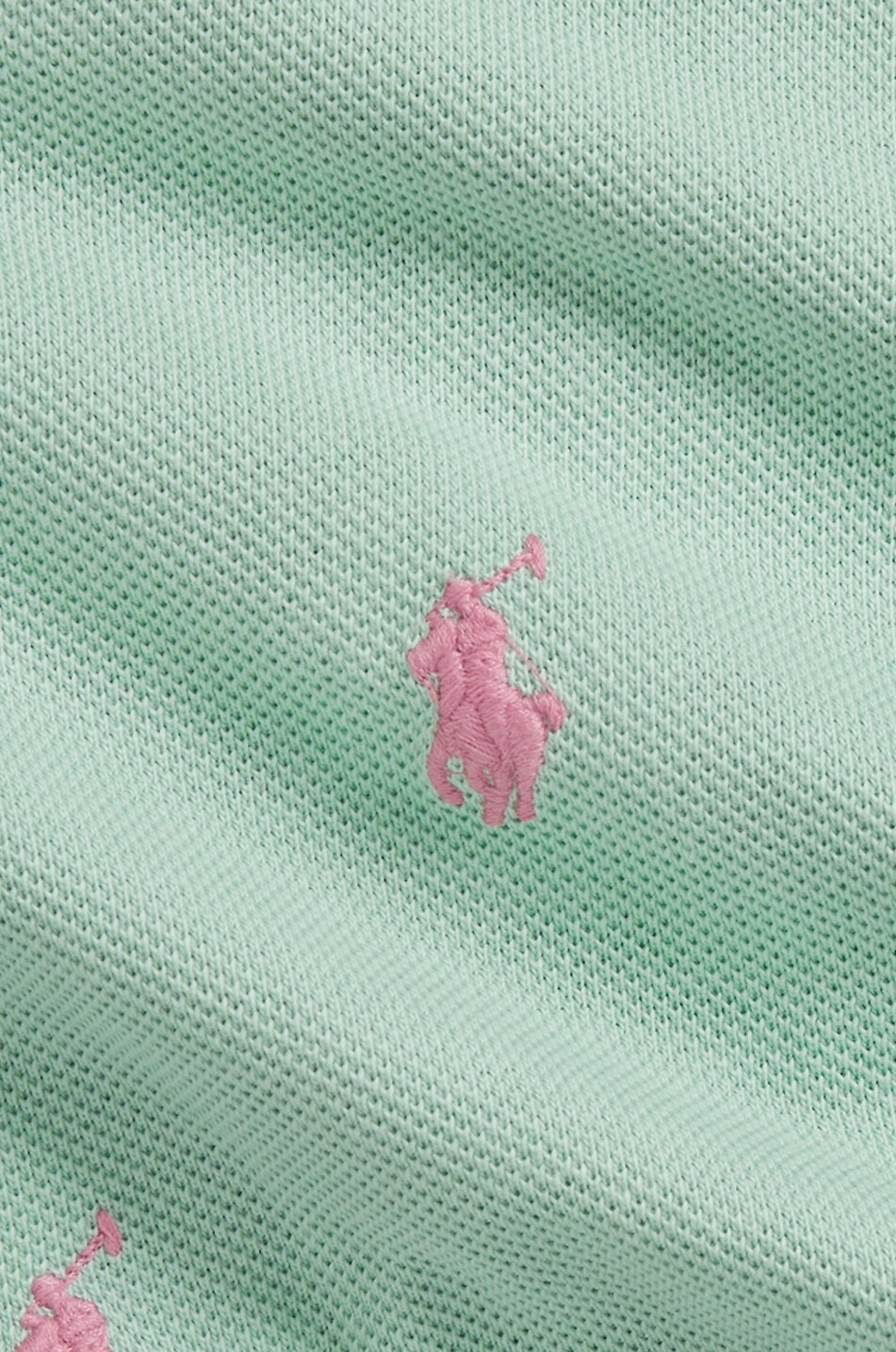 POLO RALPH LAUREN Pony All-Over sleeveless baby polo-style cotton piqué playsuit Baby LIGHT GREEN 3