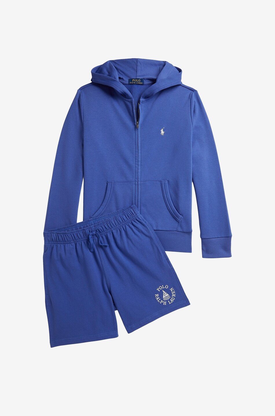 POLO RALPH LAUREN POLO RALPH LAUREN Sailboat cotton jersey boys' shorts Boy BLUE 3