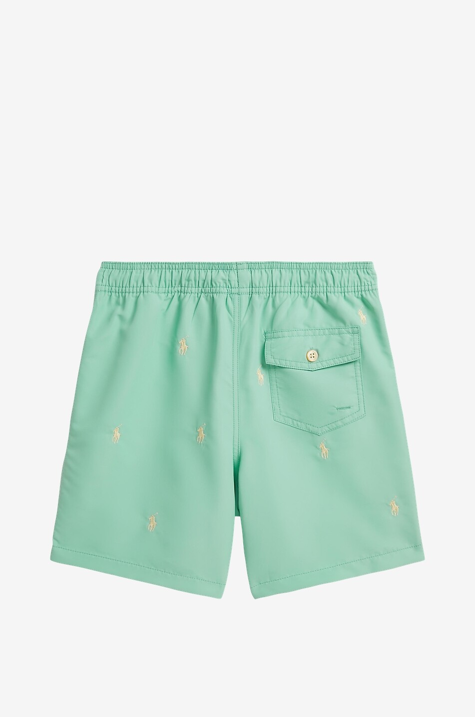 POLO RALPH LAUREN Traveler Pony All-Over teenage boys' embroidered swim shorts Boy LIGHT GREEN 2