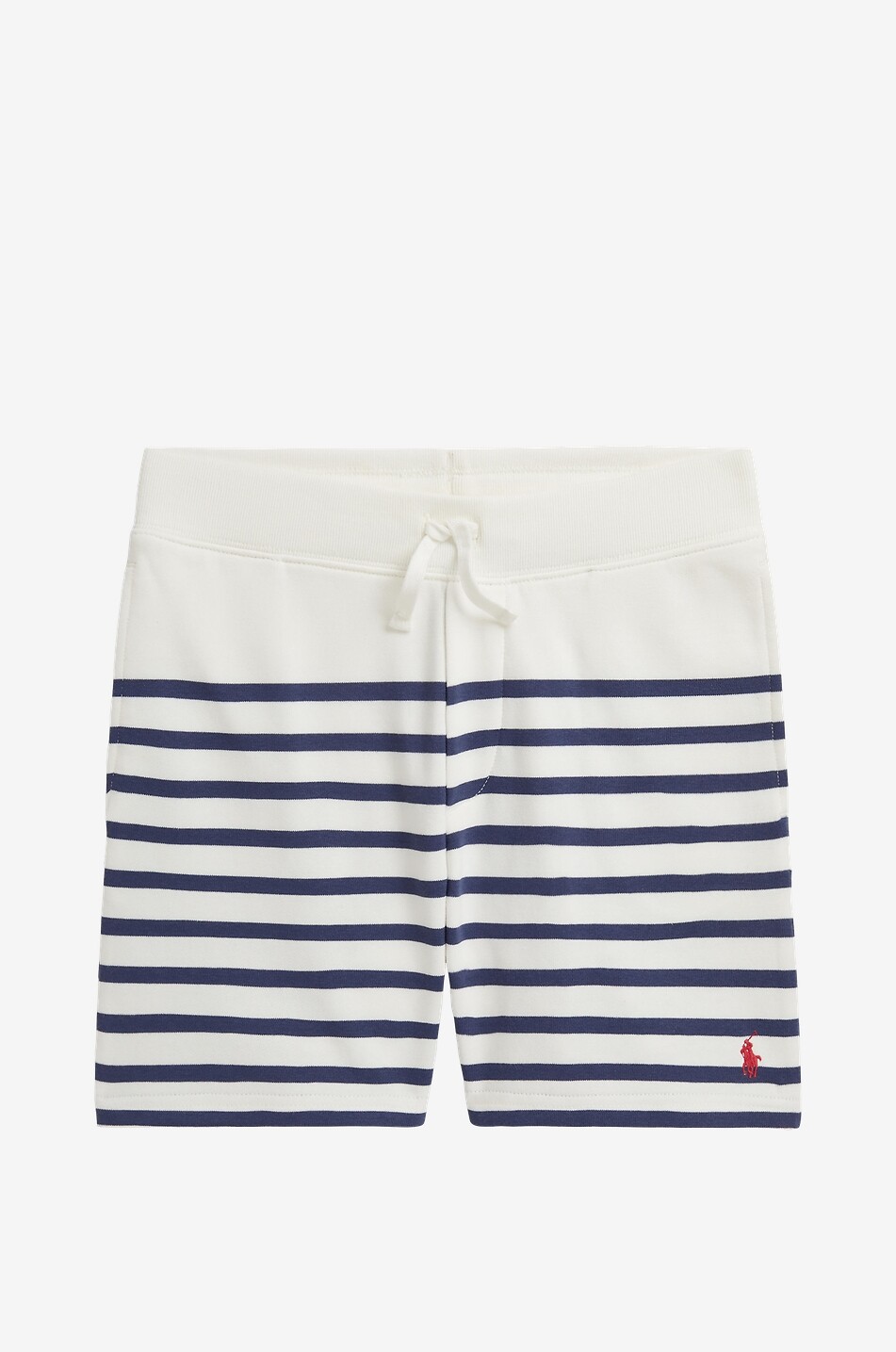 POLO RALPH LAUREN Short en molleton rayé garçon Pony Garçon BLANC 1