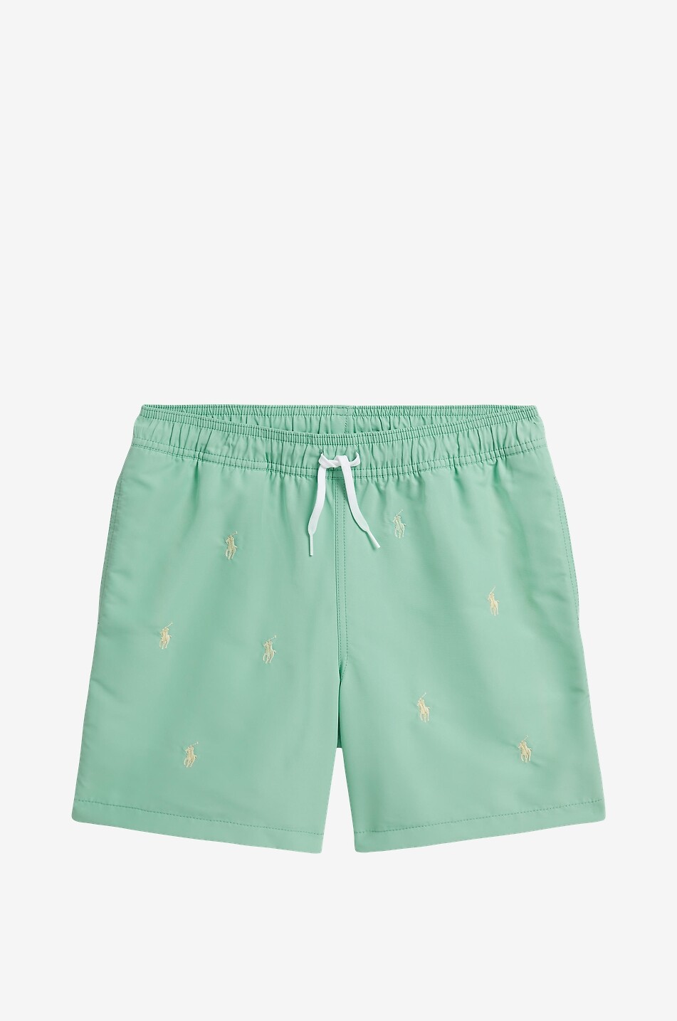 POLO RALPH LAUREN Traveler Pony All-Over teenage boys' embroidered swim shorts Boy LIGHT GREEN 1