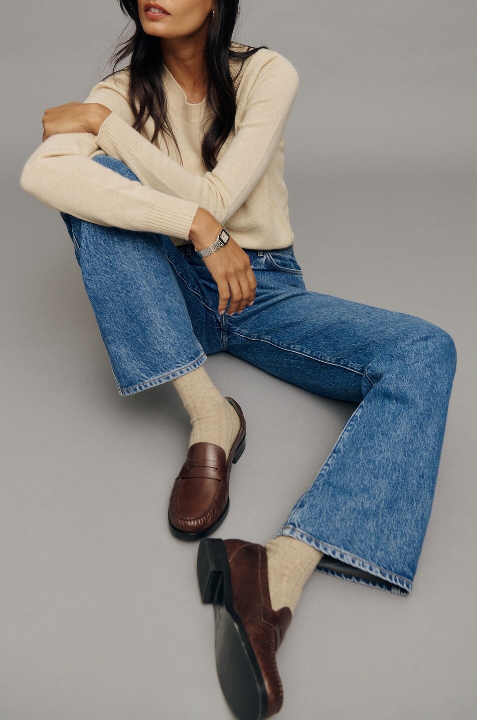 REFORMATION Val mid-rise straight-leg denim jeans Women BLUE 4