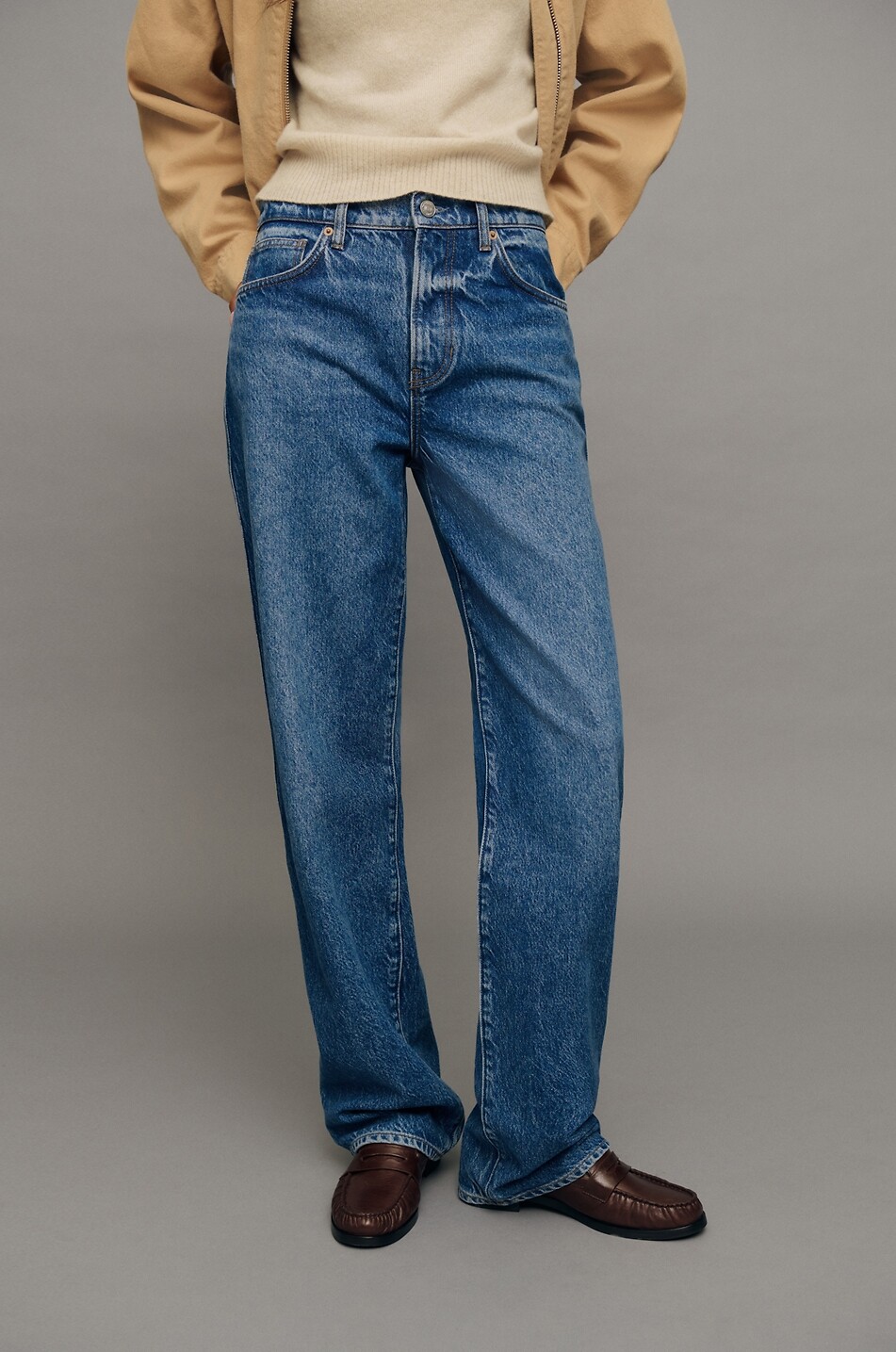 REFORMATION Val mid-rise straight-leg denim jeans Women BLUE 6