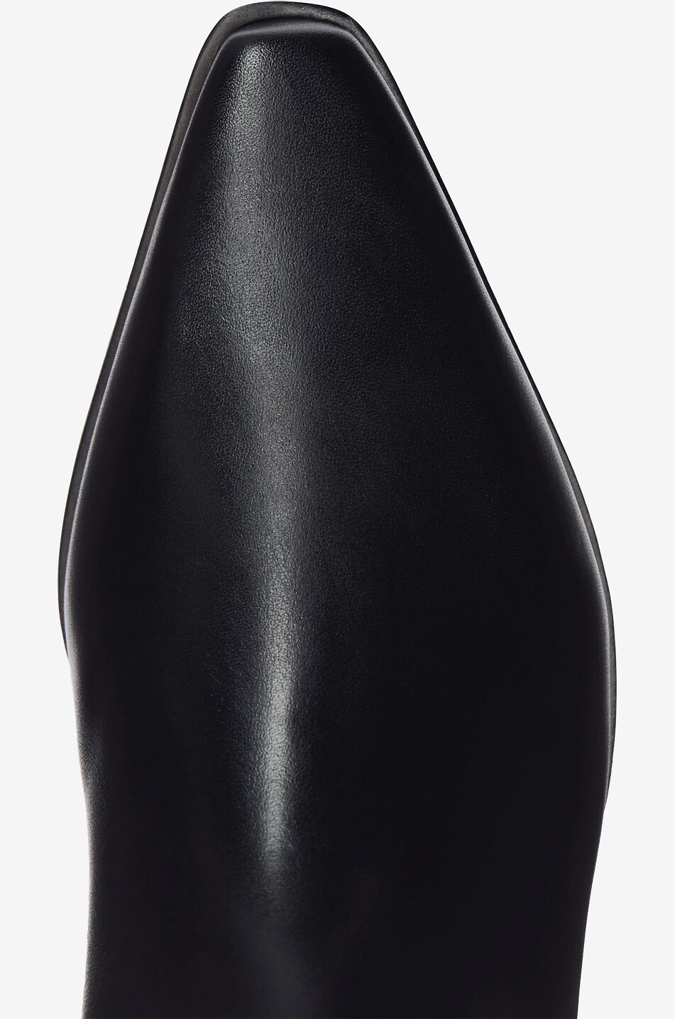 REFORMATION Dominique 25 Cuban heel smooth leather boots Women BLACK 5