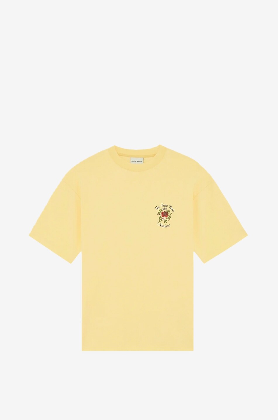 T-shirt à col rond en coton jersey Le Slogan Rose