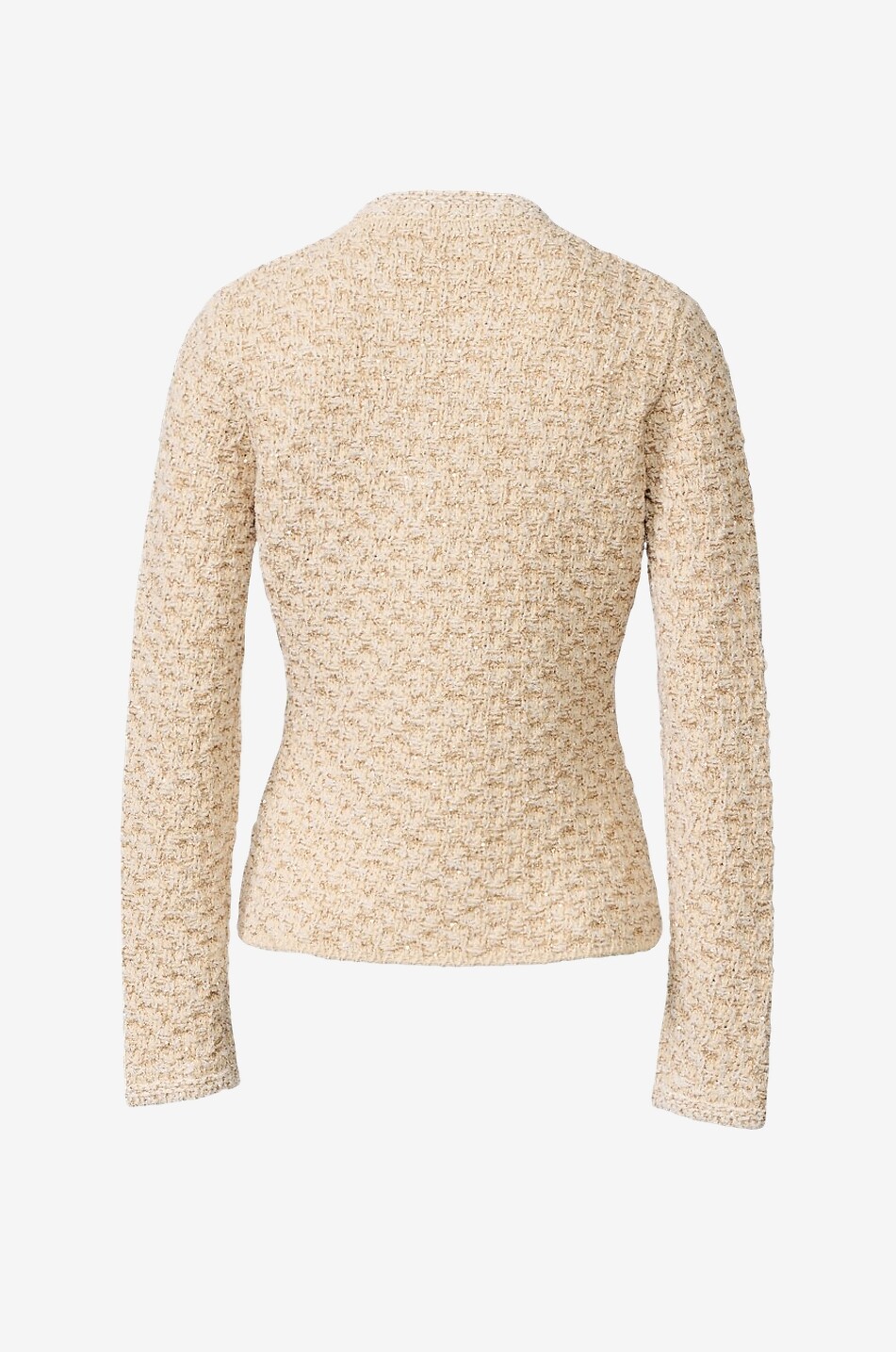 FABIANA FILIPPI SUMMER JACKETS 2枚組 Sequin tweed fitted tailoring jacket - FABIANA FILIPPI - BEIGE