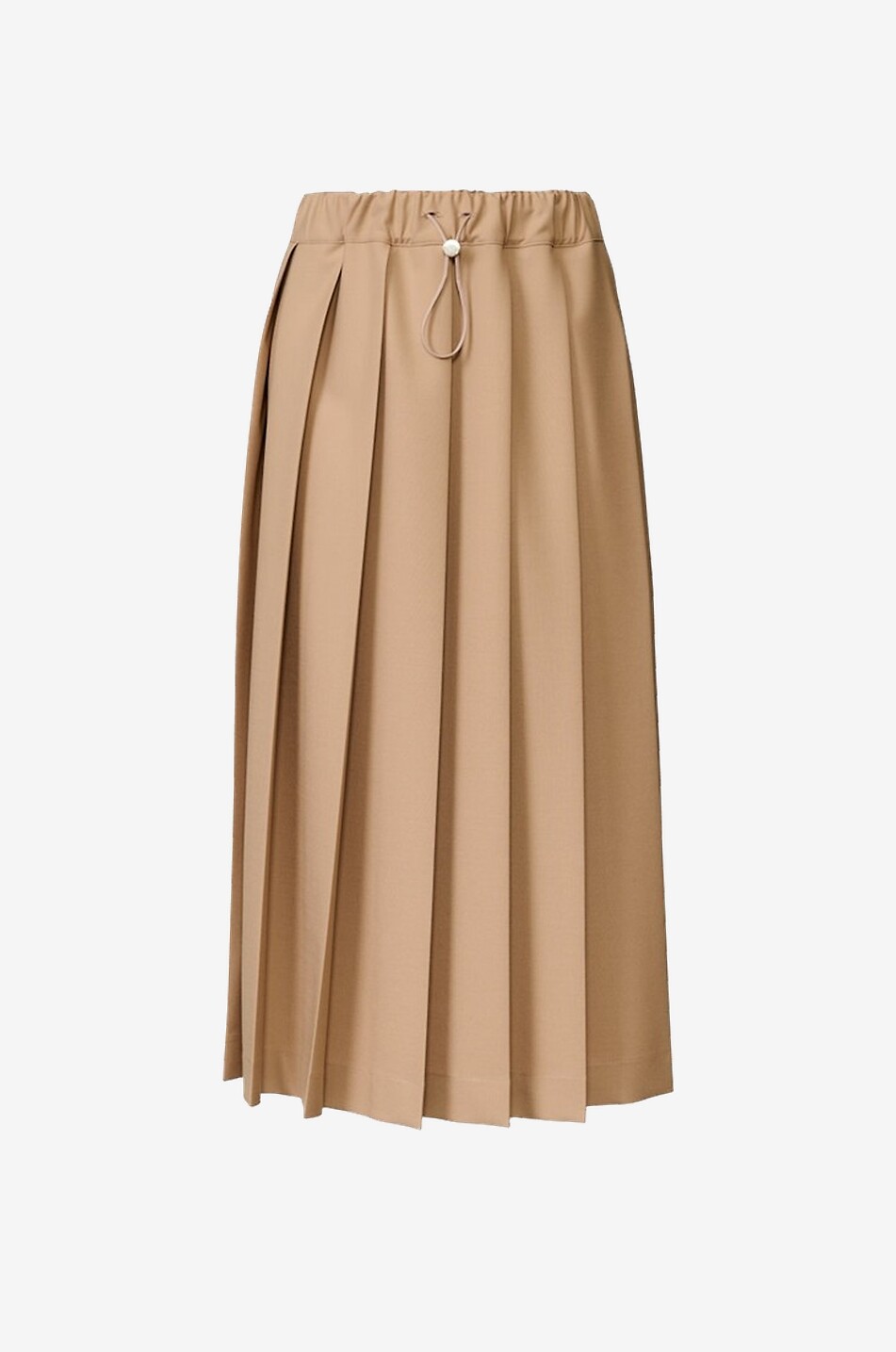 Pleated midi skirt in Techno Tailoring