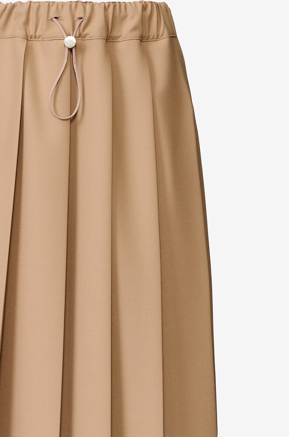 FABIANA FILIPPI Pleated midi skirt in Techno Tailoring Women Light beige 7