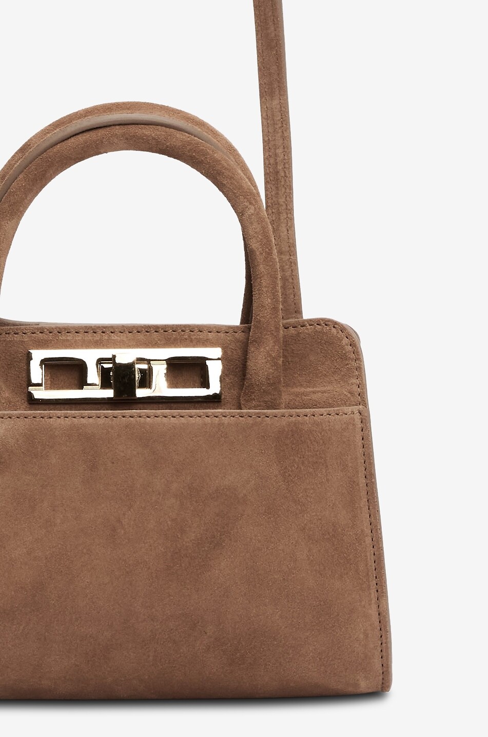 FABIANA FILIPPI Mini crossbody bag in suede Women COGNAC 3