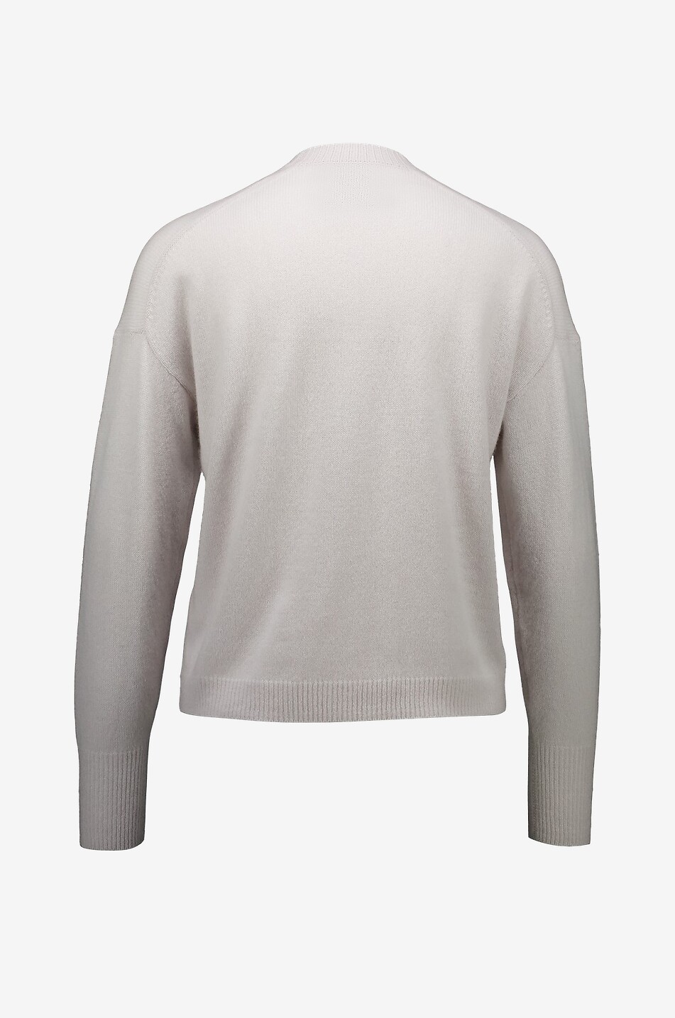 ALLUDE Cardigan boutonné en cachemire à col V et poches Femme GRIS CLAIR 2