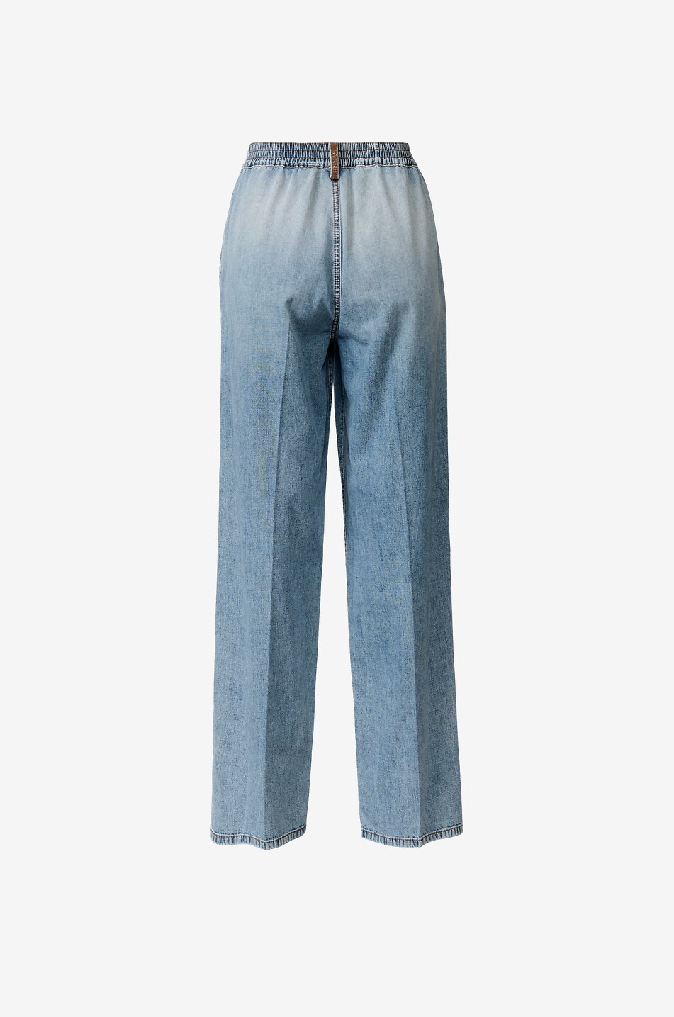 FABIANA FILIPPI Gubbio straight-leg denim jeans with contrasting topstitching Women BLUE 2
