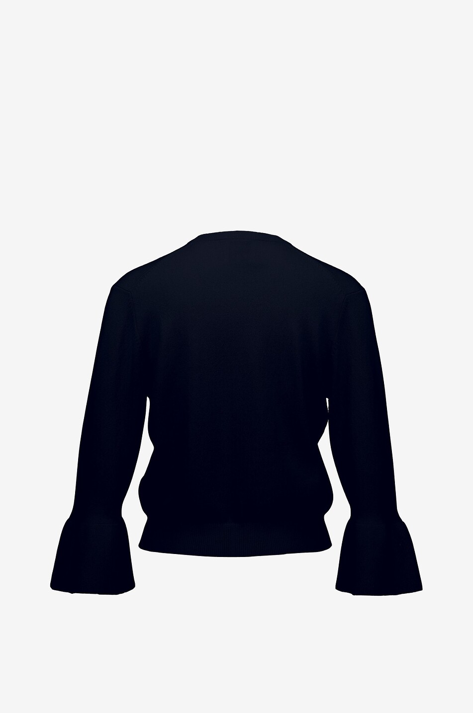 ALLUDE Cardigan mit Rundhalsausschnitt aus Wolle und Kaschmir Damen DUNKELBLAU 2