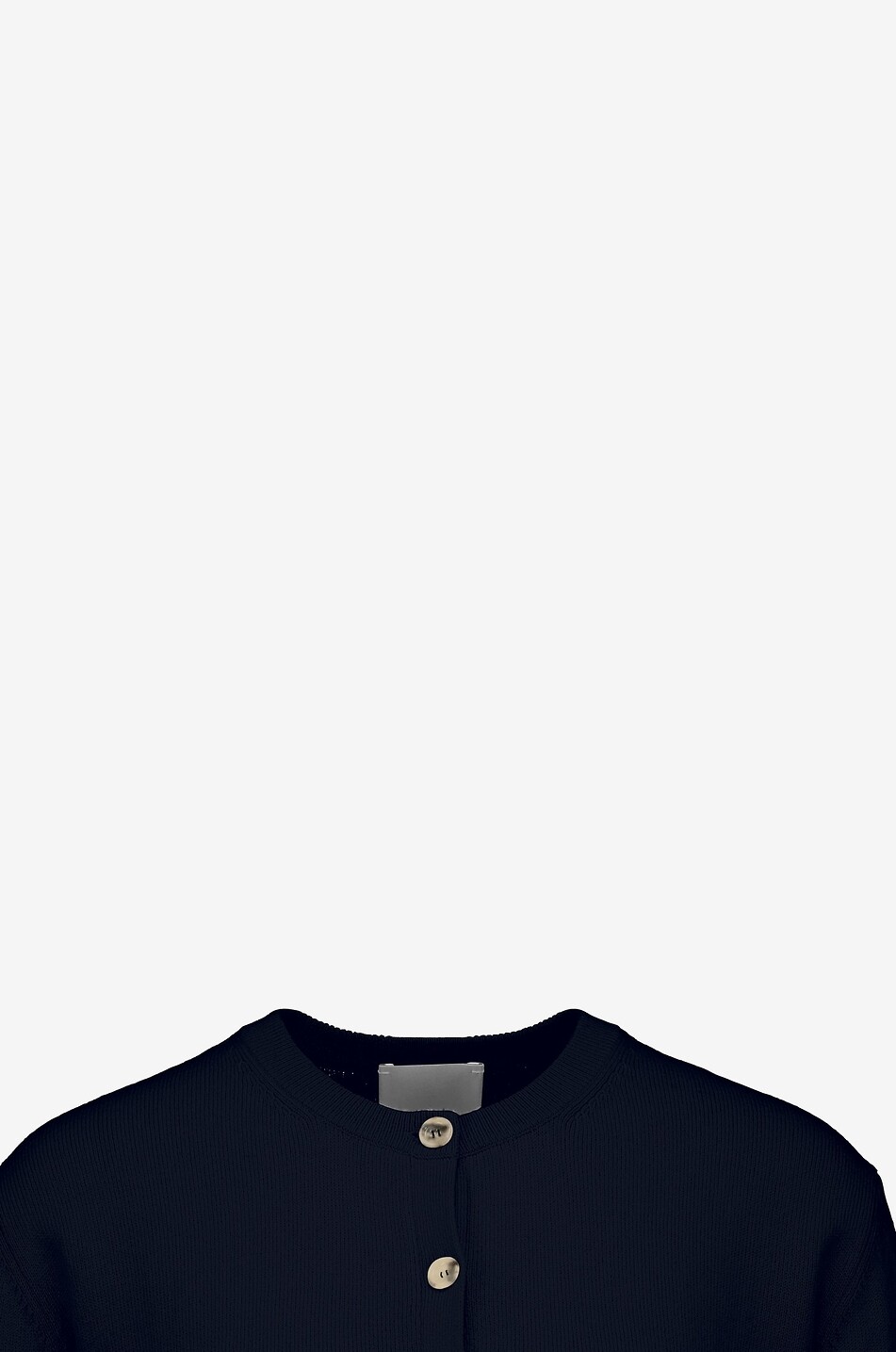 ALLUDE Cardigan mit Rundhalsausschnitt aus Wolle und Kaschmir Damen DUNKELBLAU 4