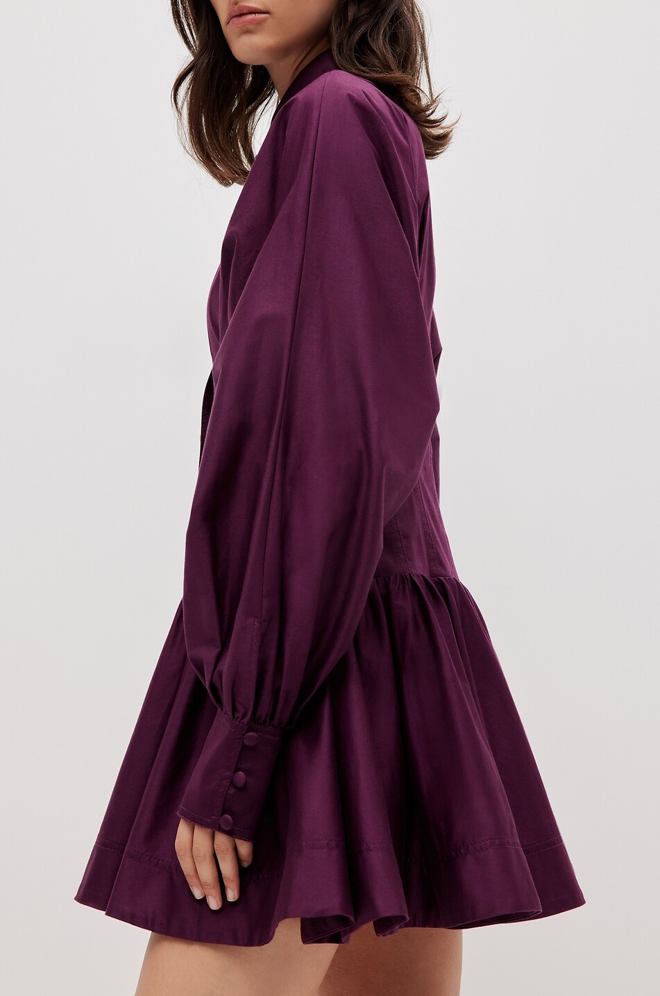 strapless open back dress Aje Violette Bubble Hem Maxi Dress