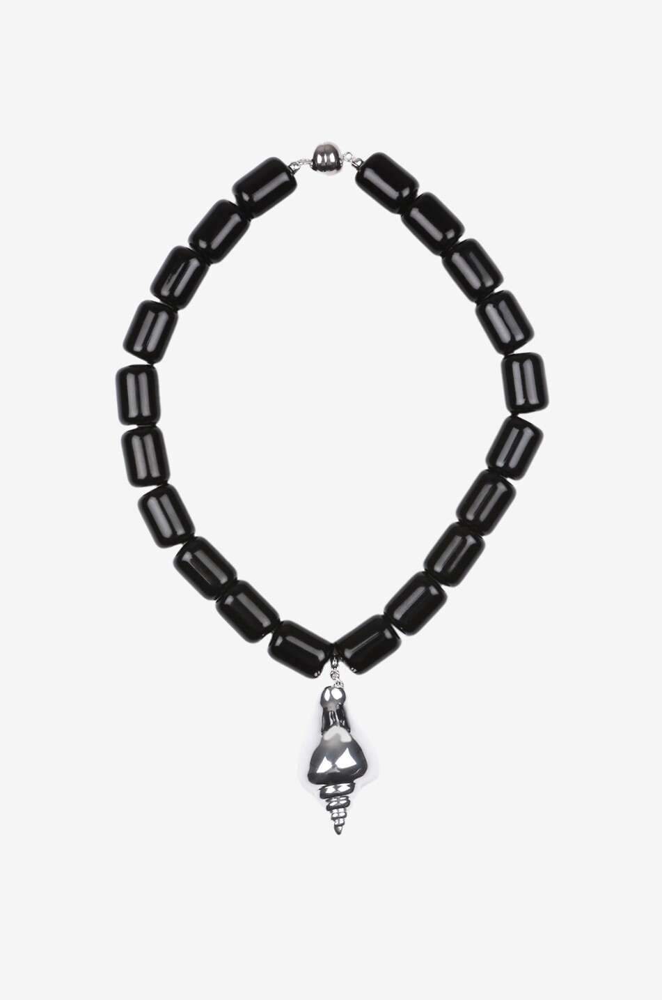 JULIETTA Collier ras du cou avec pendentif coquillage Ponza Femme NOIR 1