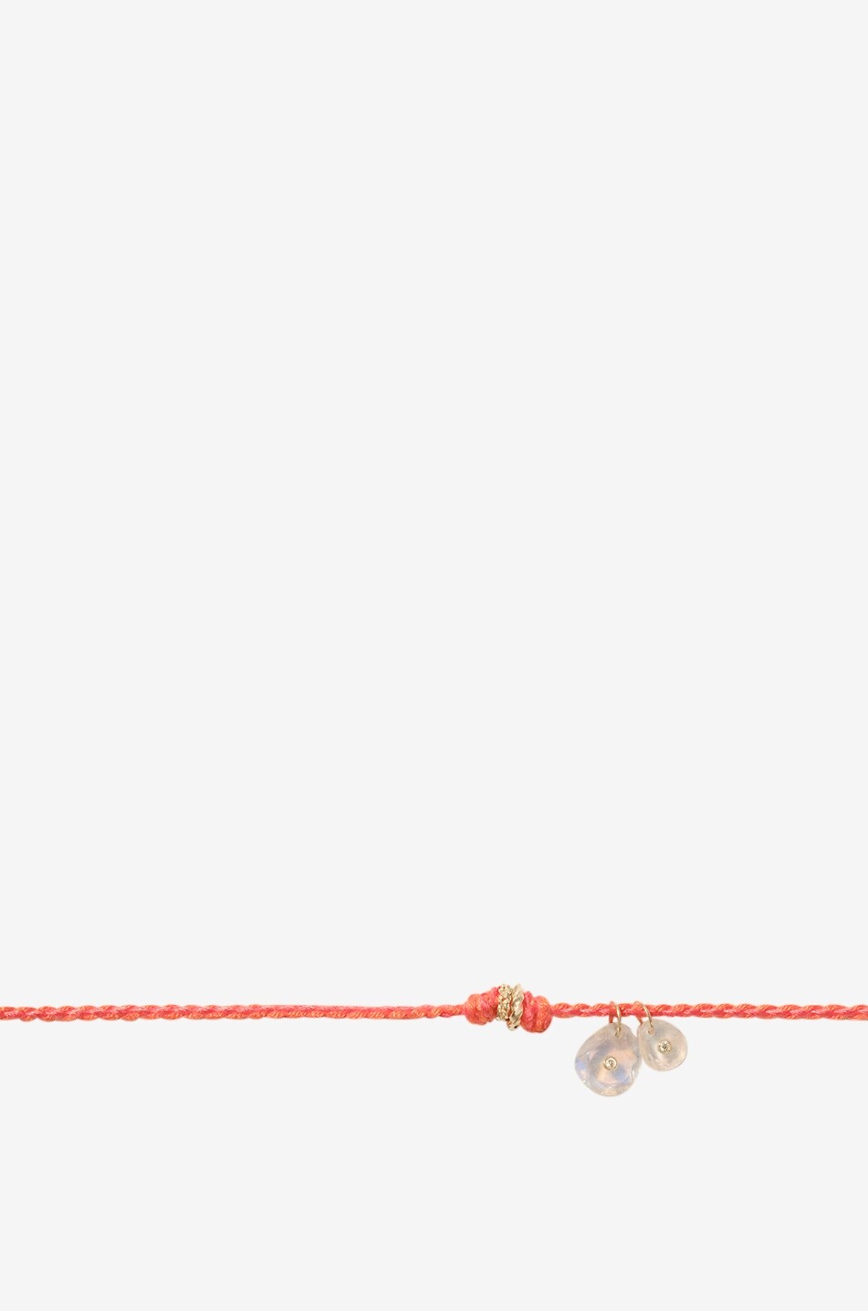 PASCALE MONVOISIN Cordelhalskette mit Diamanten Holi Moonstone Damen ORANGE 2