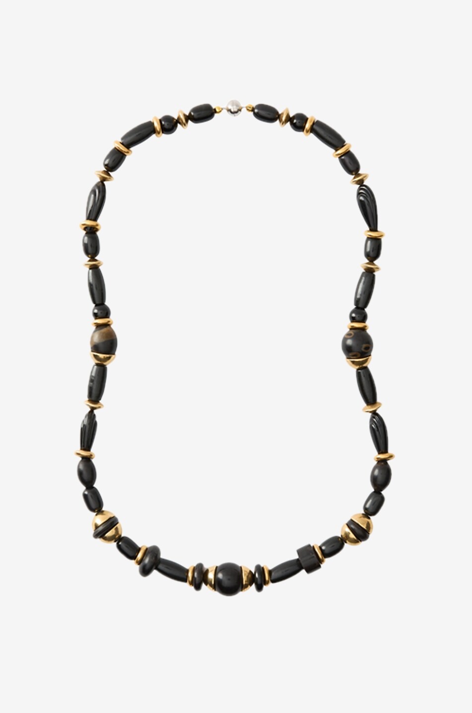 Ada long wooden necklace