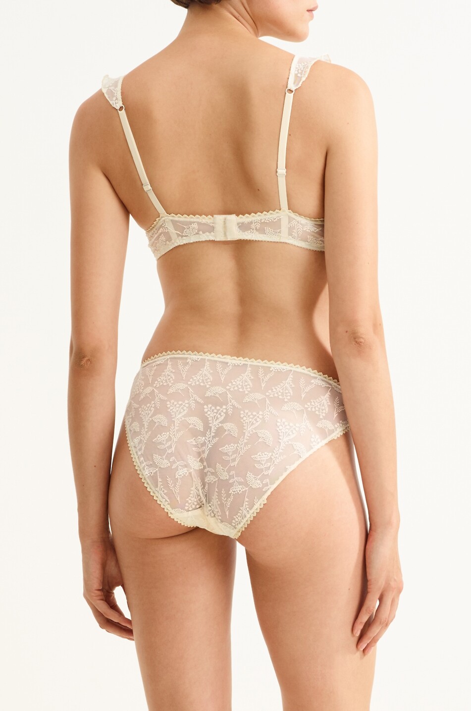 ERES Blé lace knickers Women EGGSHELL 5