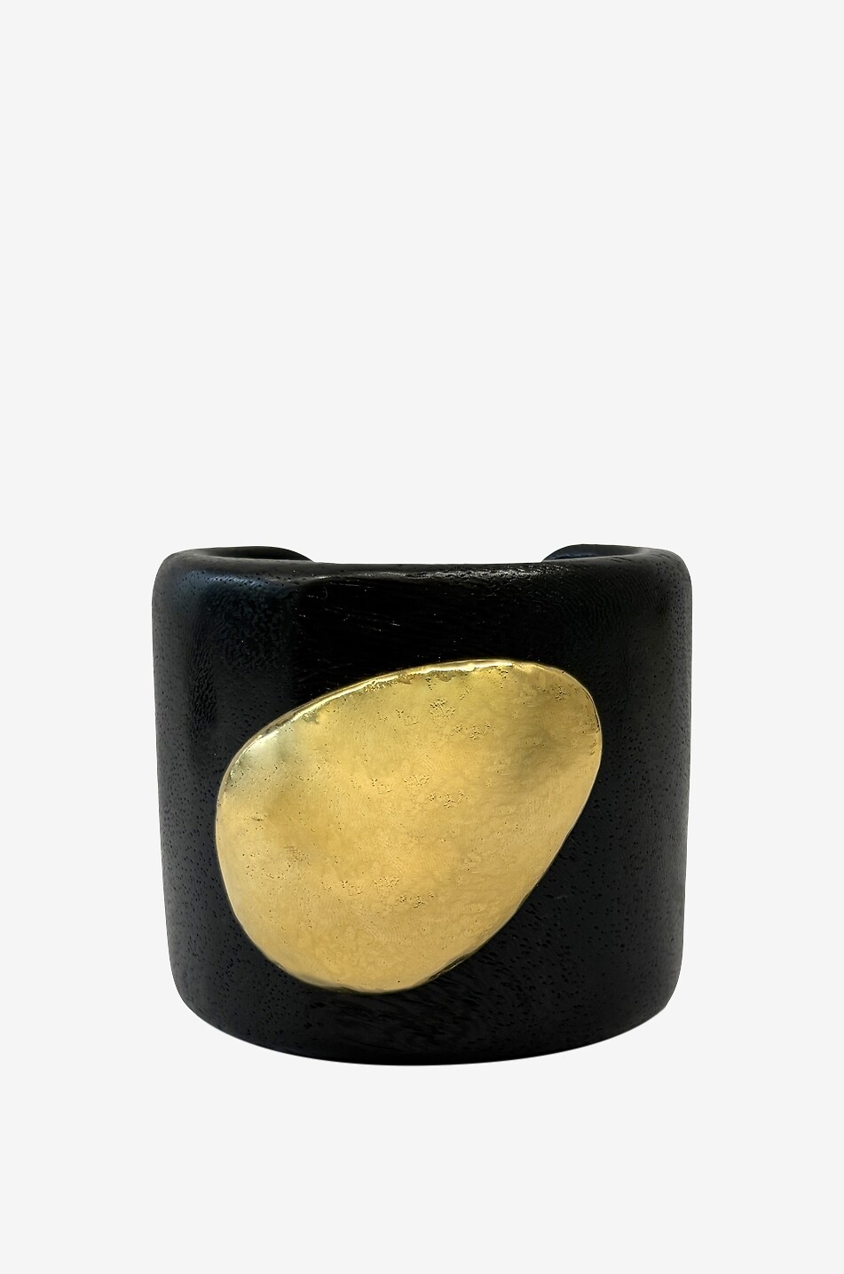 GOOSSENS PARIS Manschette aus Holz und Messing Solstice Damen SCHWARZ 1