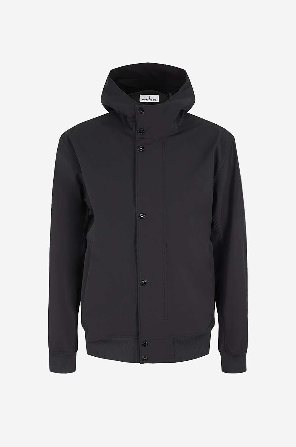 STONE ISLAND Veste coupe-vent déperlante 410018 Light Soft Shell-R E.Dye Homme NOIR 1