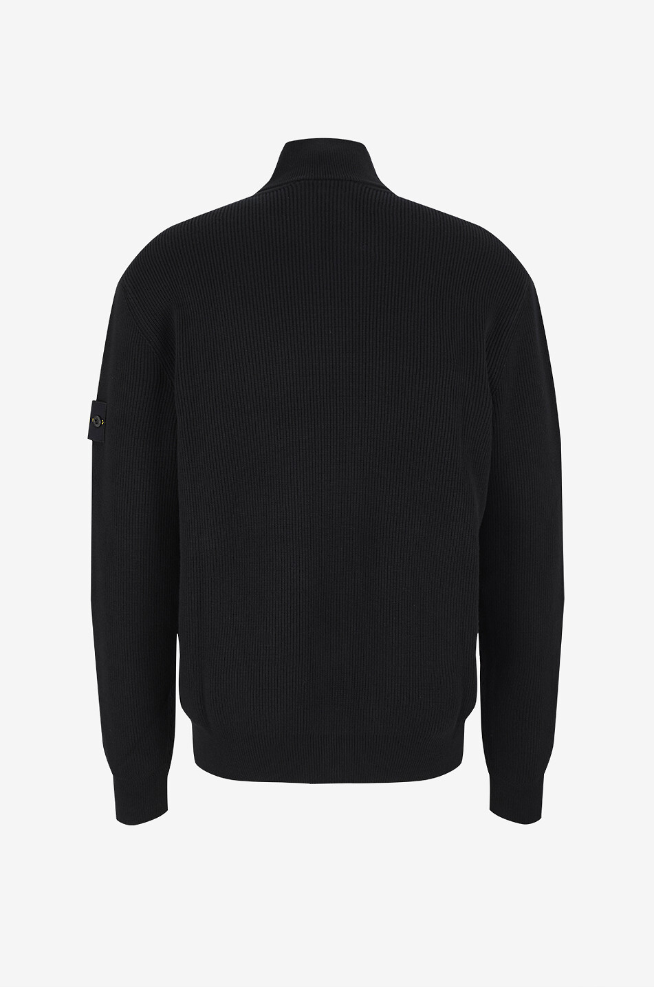 STONE ISLAND Cardigan zippé à col montant 5100126 Ribbed Soft Organic Cotton Homme NOIR 2